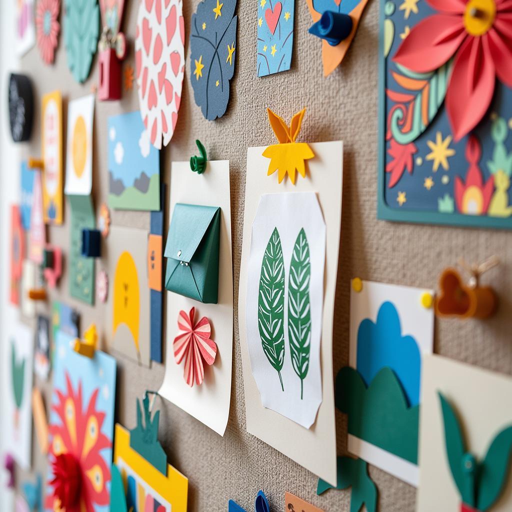 Paper Wall Art Collage