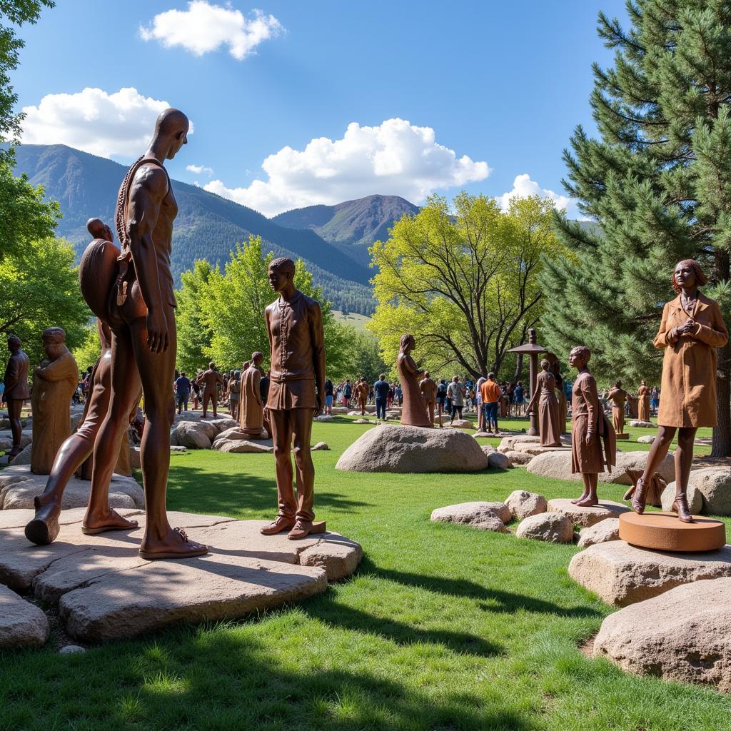 Sculpture Garden at Park City Arts Festival