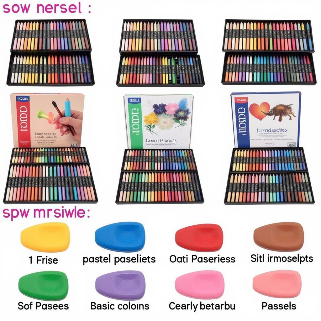 A Variety of Pastel Art Supplies