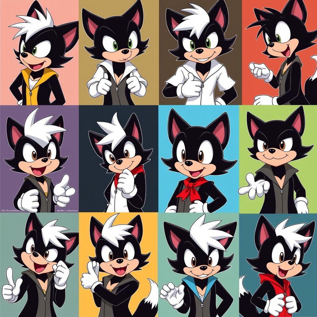 Pepe Le Pew Fan Art Collage