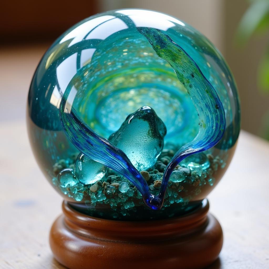 Pet Cremation Glass Art Memorial