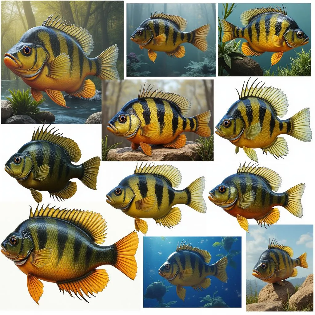 Diverse styles of bluegill art: From traditional to modern