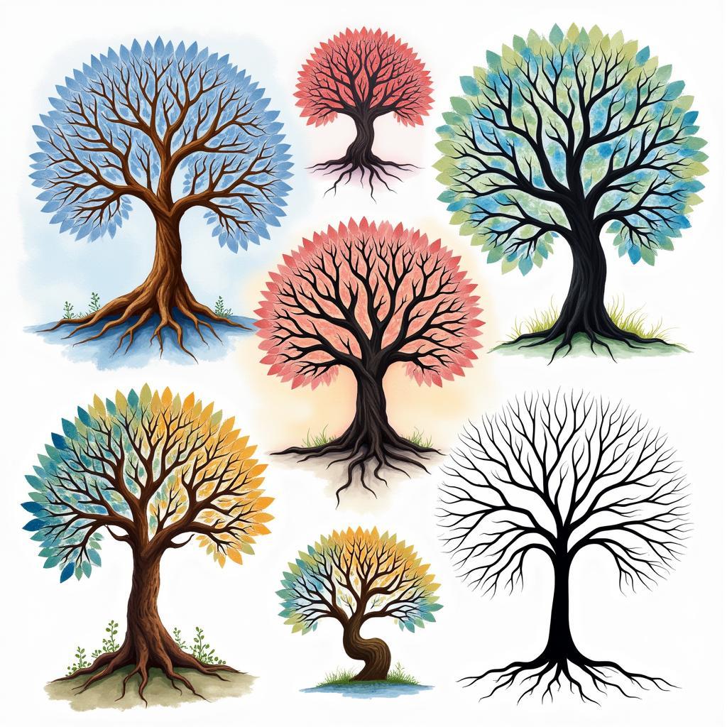 Placenta Tree of Life Art Styles