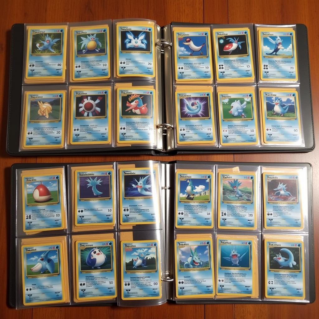 Pokémon TCG Collection Featuring M Gyarados Full Art Cards