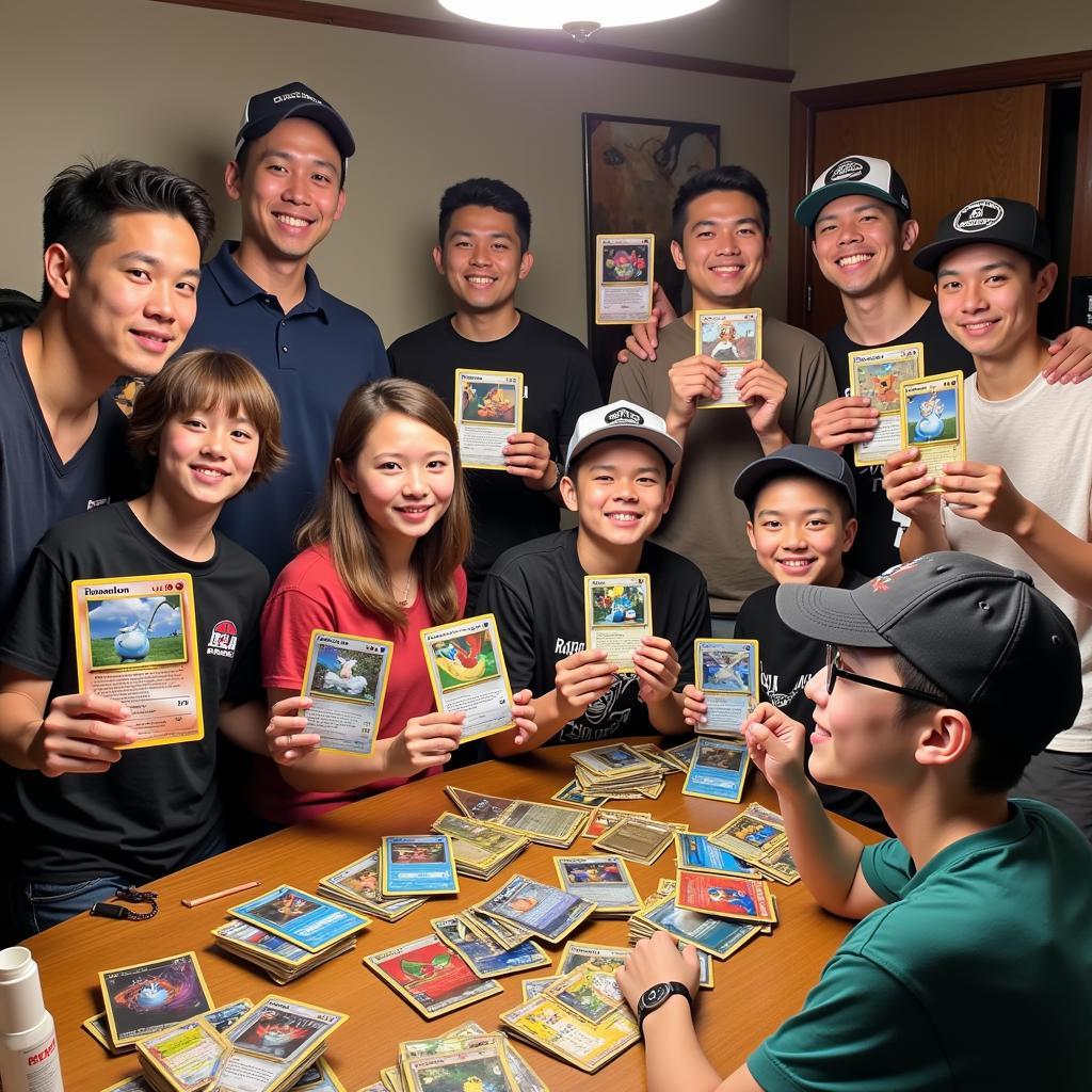 Pokémon TCG Collectors Displaying their Cards