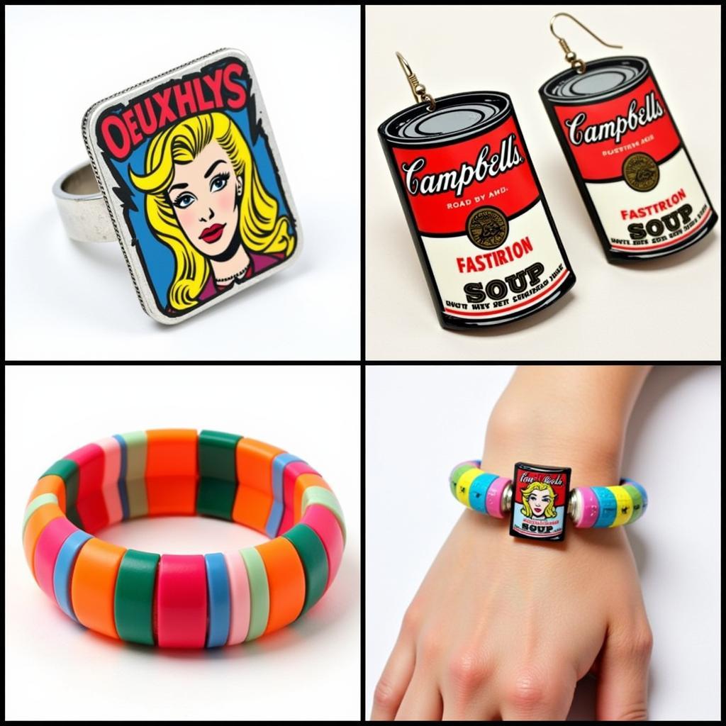 Examples of Pop Art Jewelry