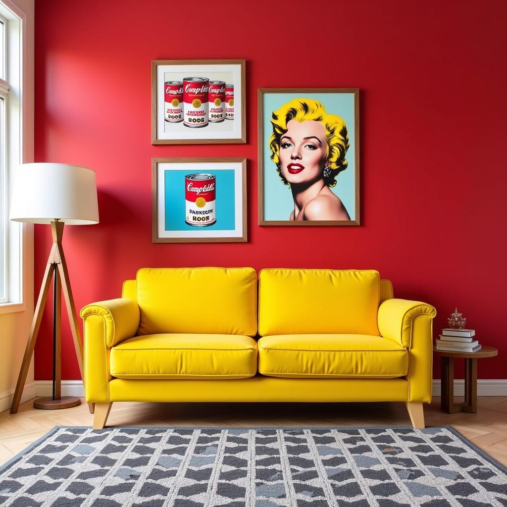 Vibrant Pop Art Living Room