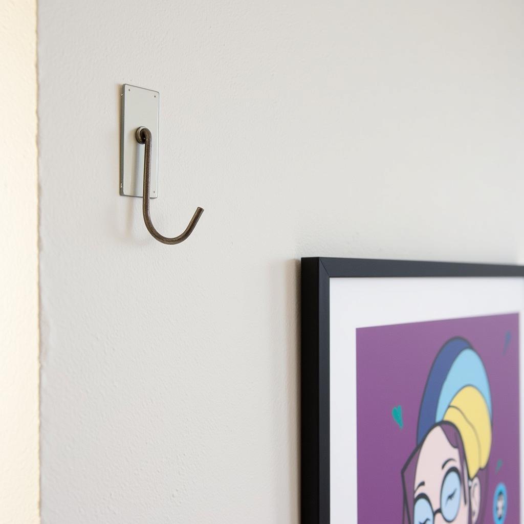 Protecting walls from damage with correct art hook usage