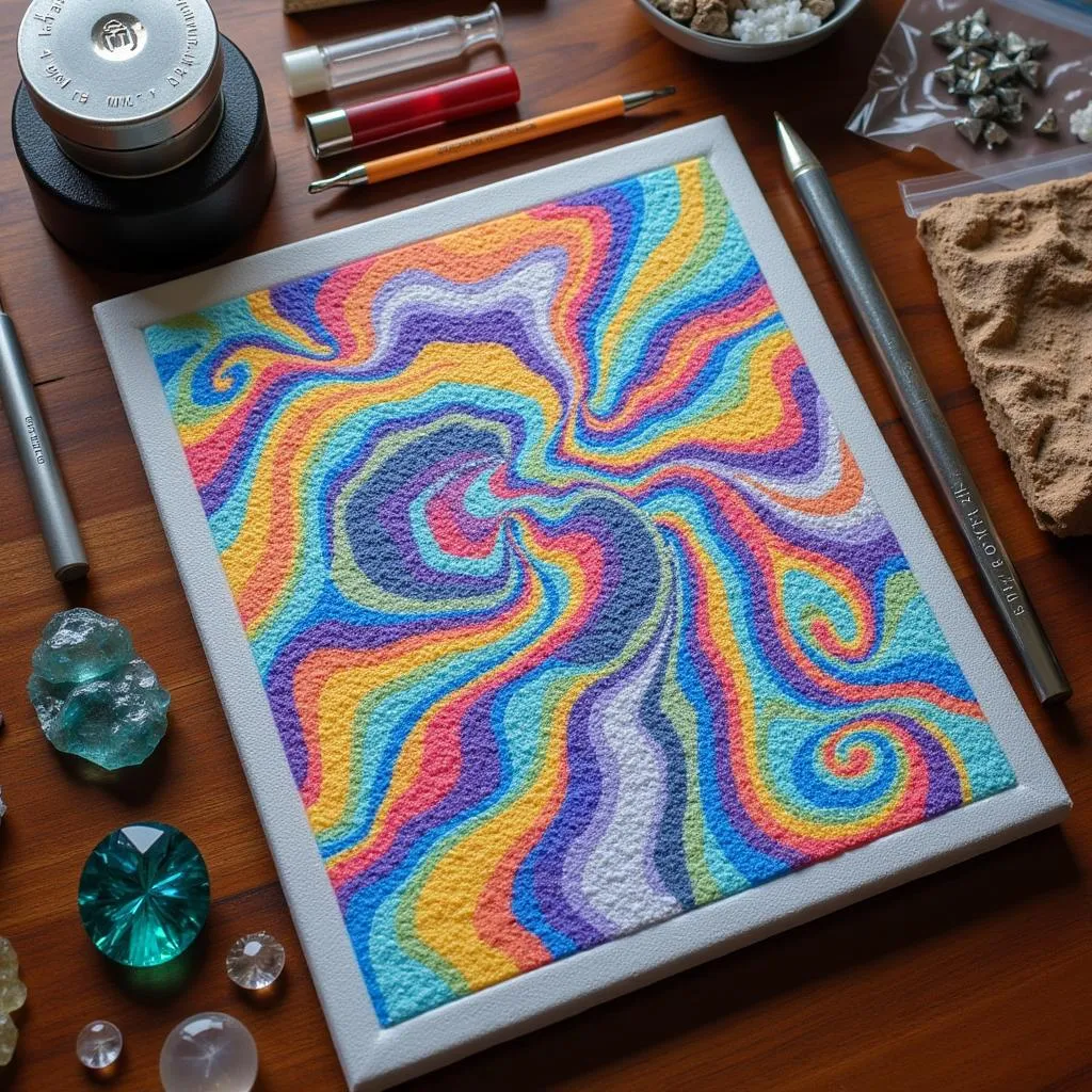 Diamond Painting Kit for Psychedelic Art