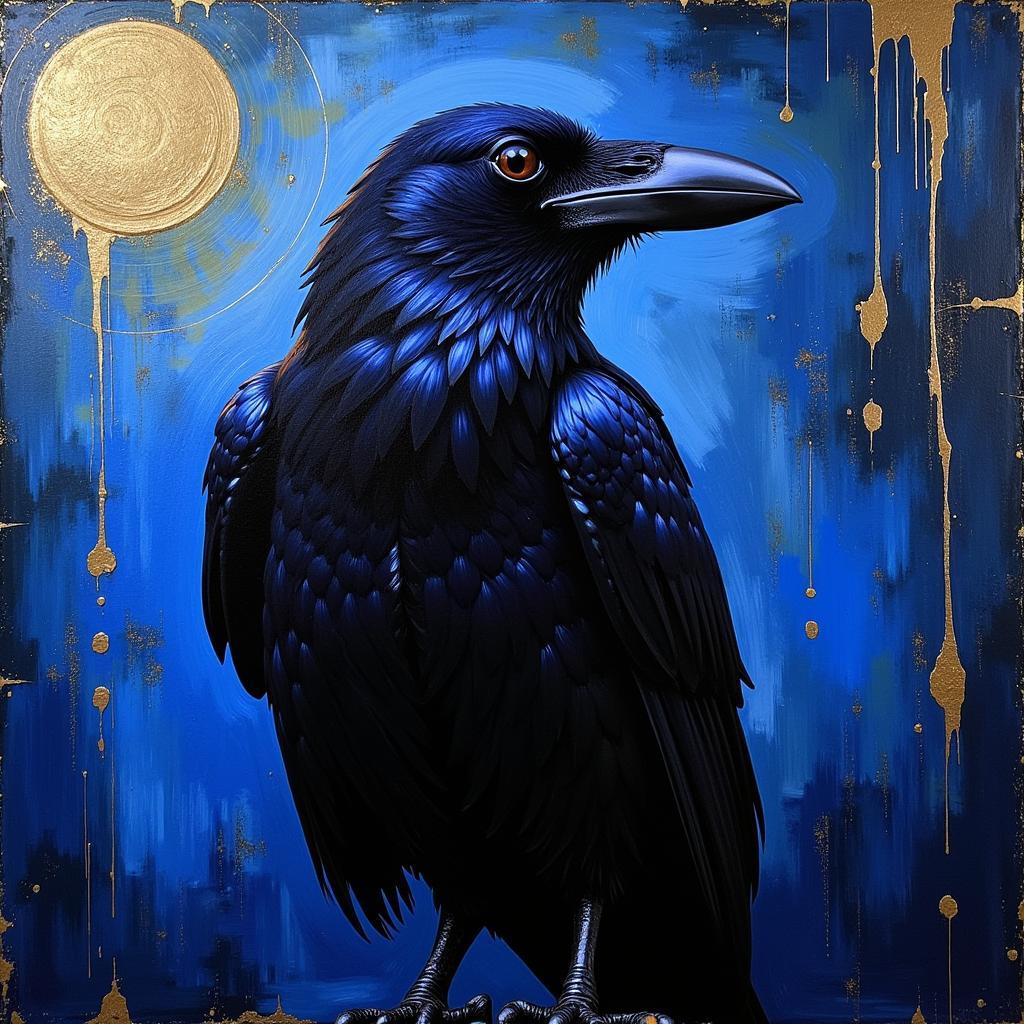 Contemporary Raven Art Interpretation