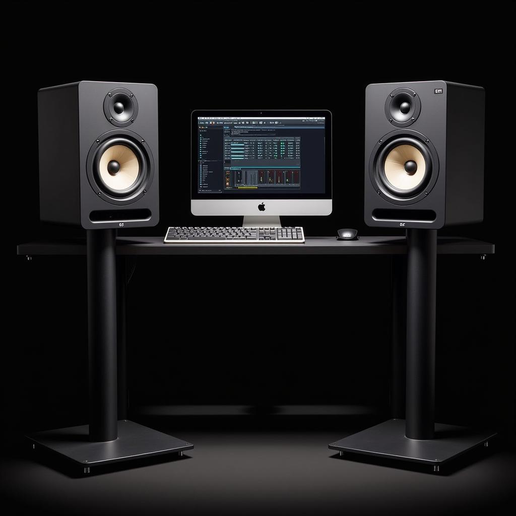 RCF ART 312A MK3 in a professional studio setup