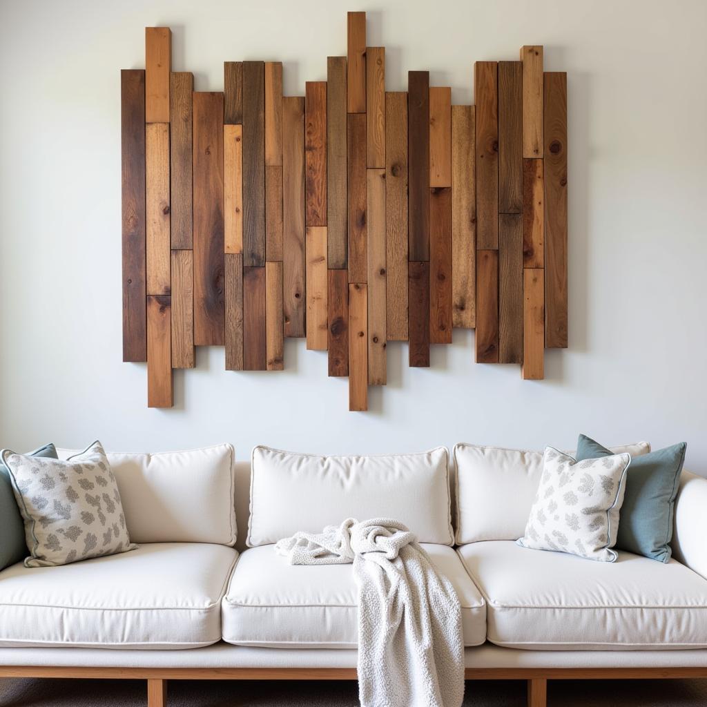 Reclaimed Wood Wall Art Farmhouse