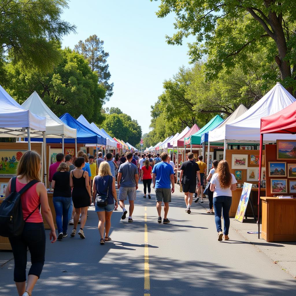 Painting exhibition at the Redlands Festival of Arts