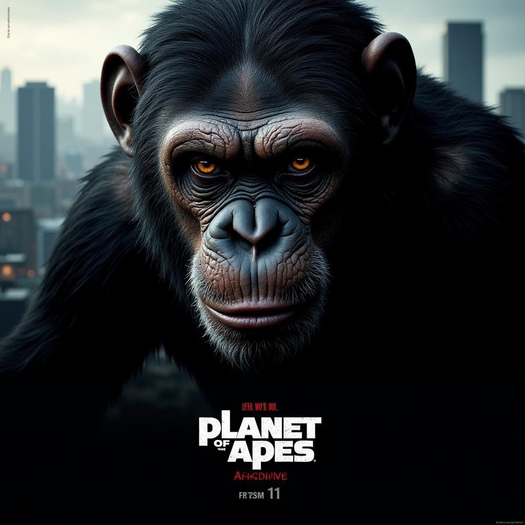 Rise of the Planet of the Apes Movie Poster 