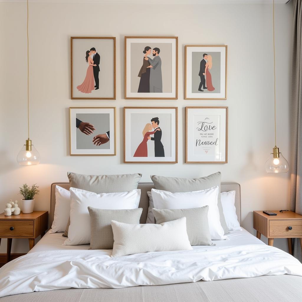 Romantic Bedroom Wall Art Ideas