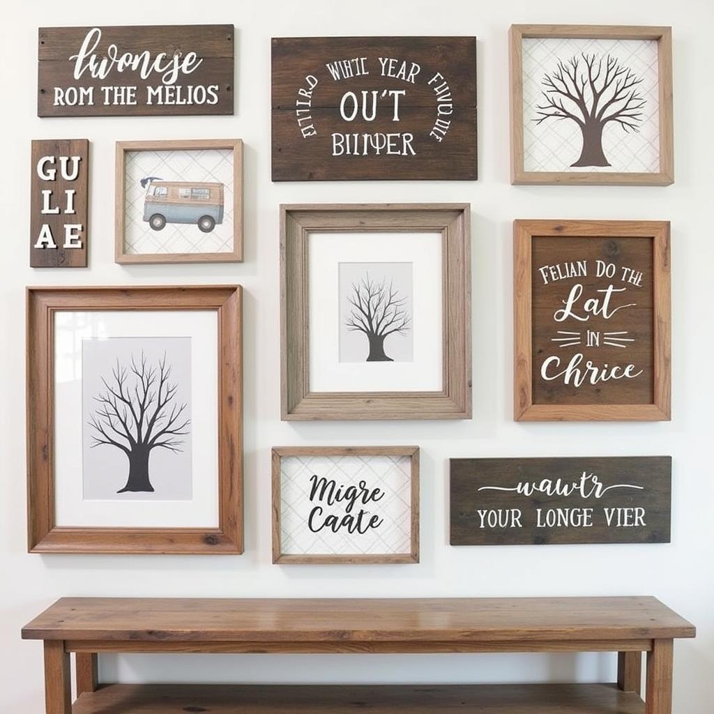 Rustic Barn Wall Art Gallery Wall