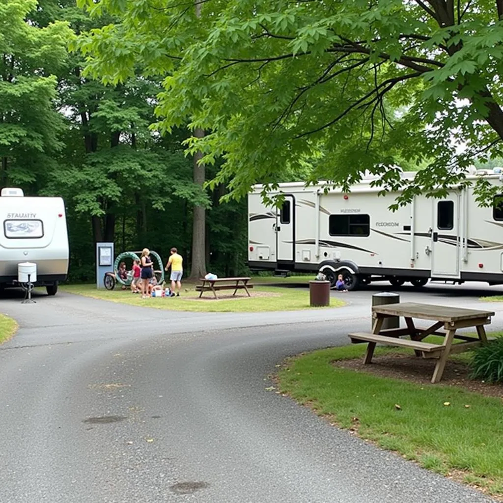 Convenient and family-friendly camping