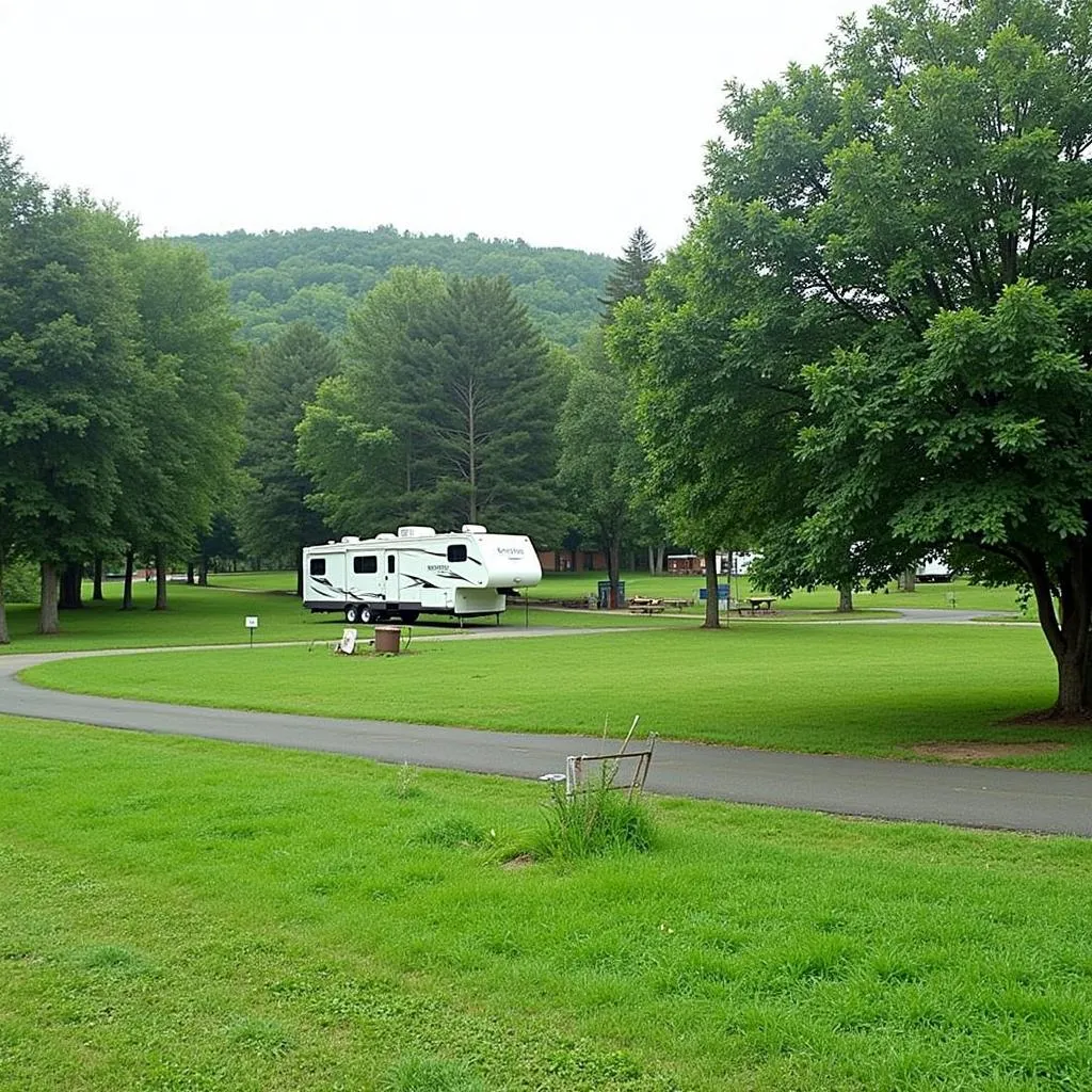 Camping at Saratoga Spa State Park