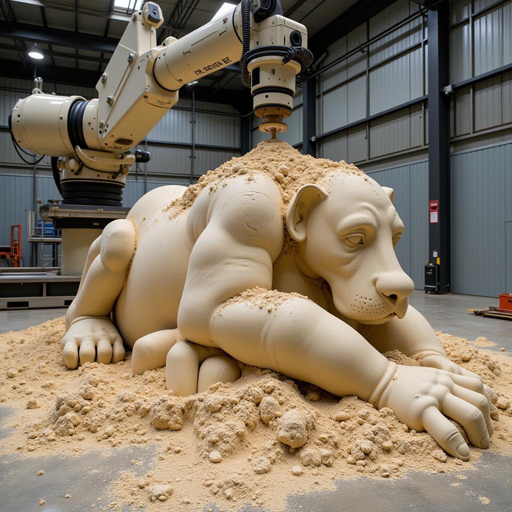 SCAD Sand Arts Robot Carving