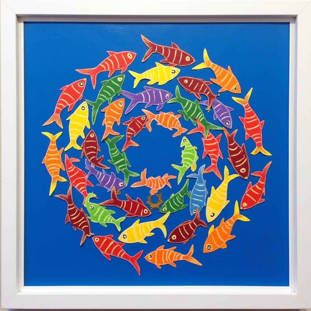 School of Fish Acrylic Wall Art