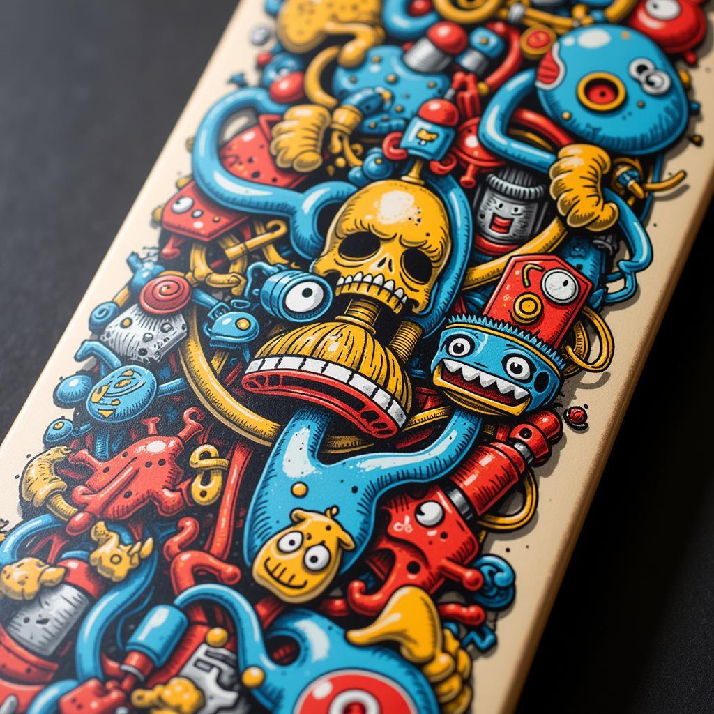 Sean Cliver Skateboard Deck Artwork