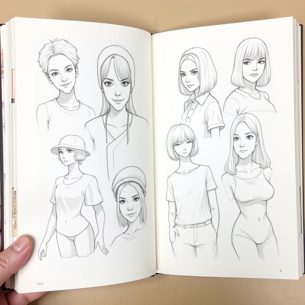 Trang phác họa trong Seulgi Art Book