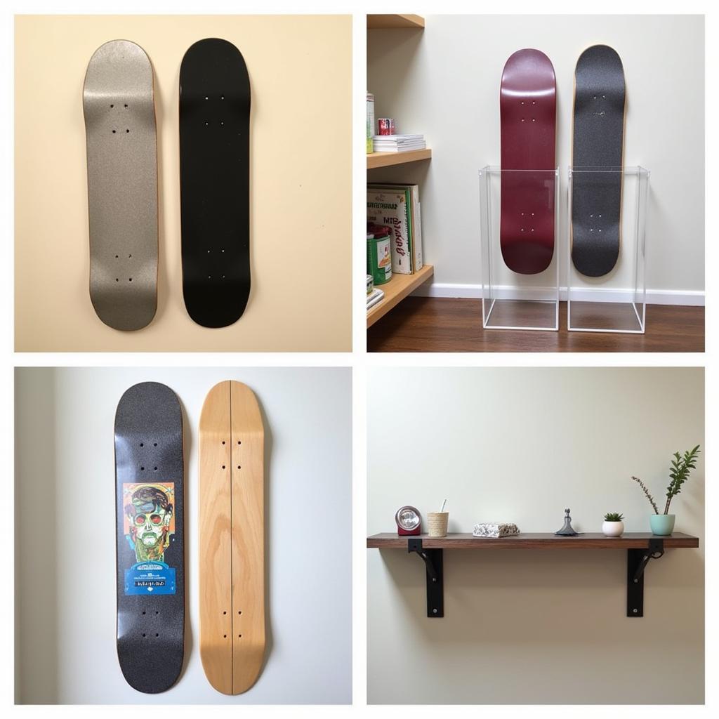 Creative Skateboard Wall Mounting Ideas