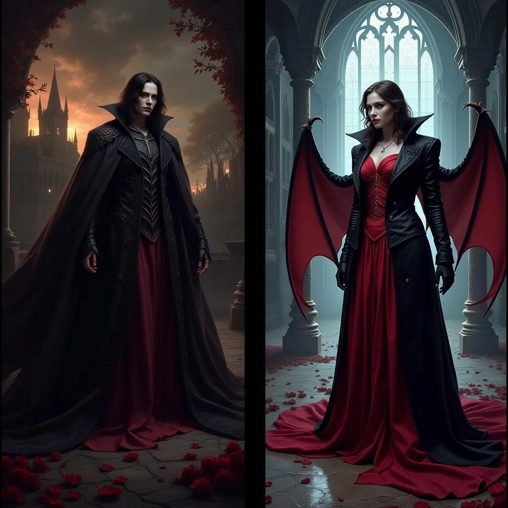 Vampire Art Style Comparison