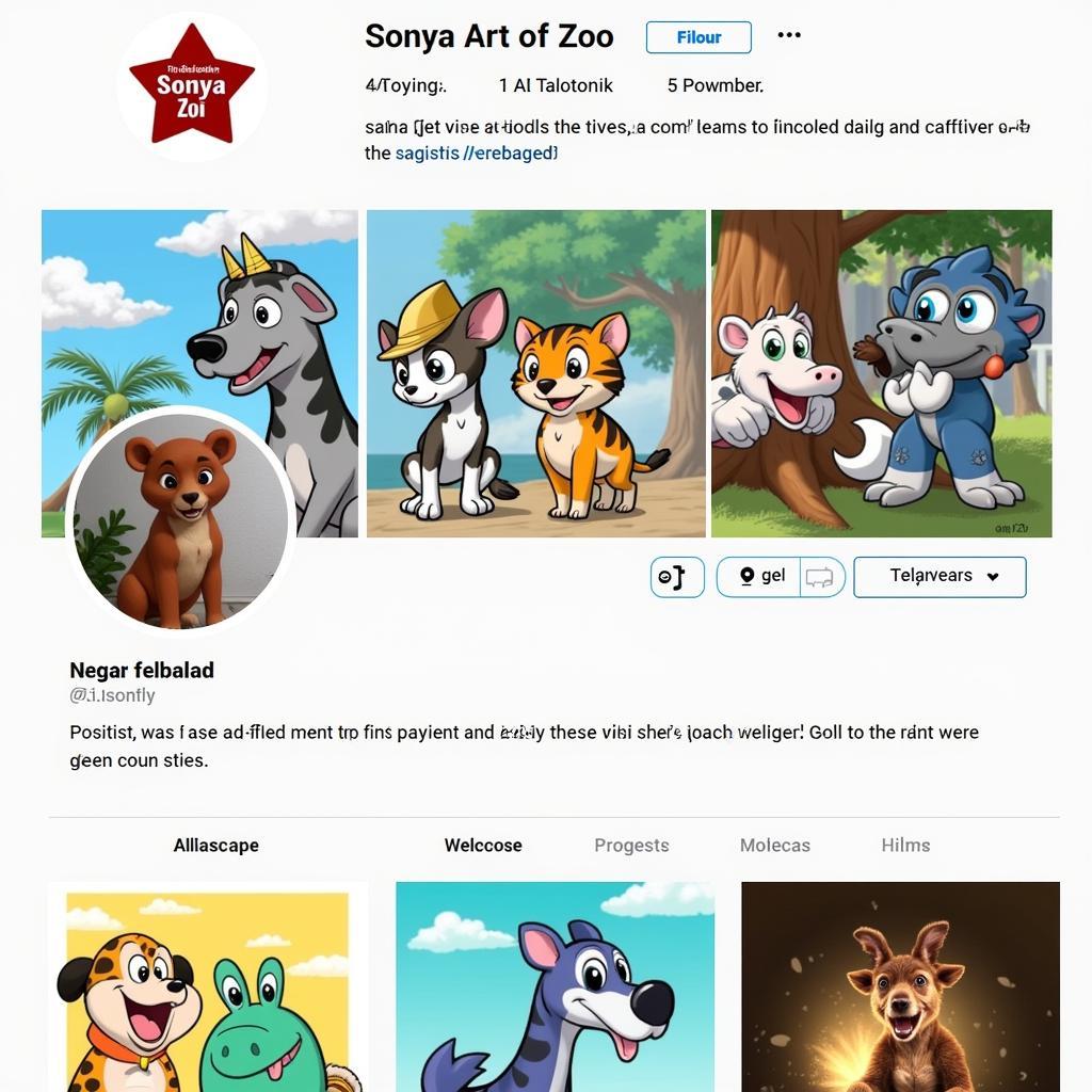 Online community engagement with Sonya Art of Zoo 