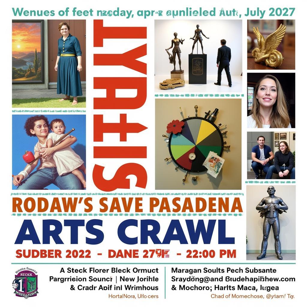 South Pasadena Arts Crawl Event Poster