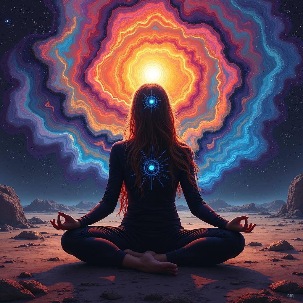 Spiritual Psychedelic Art: Meditation