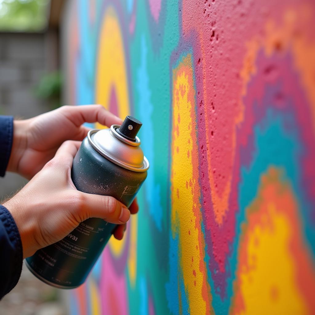 Spray Paint Wall Art Ideas