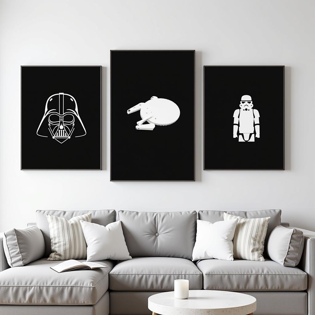 Star Wars Minimalist Canvas Art