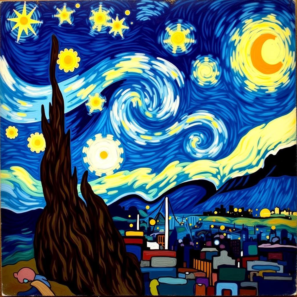 Van Gogh's Starry Night: An Iconic Post-Impressionist Masterpiece