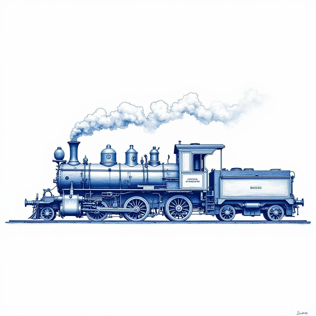 Steam Locomotive Design Blueprints