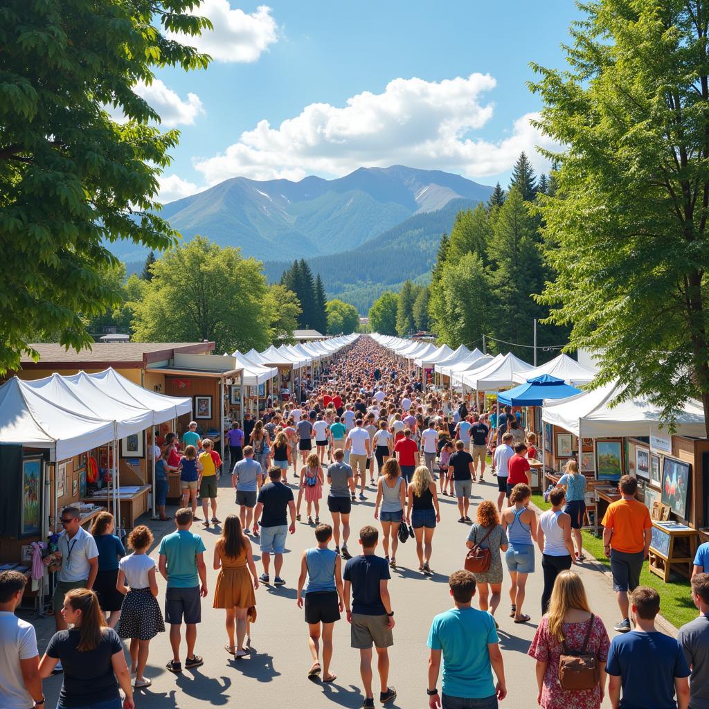 Art lovers gather at Steamboat Art in the Park