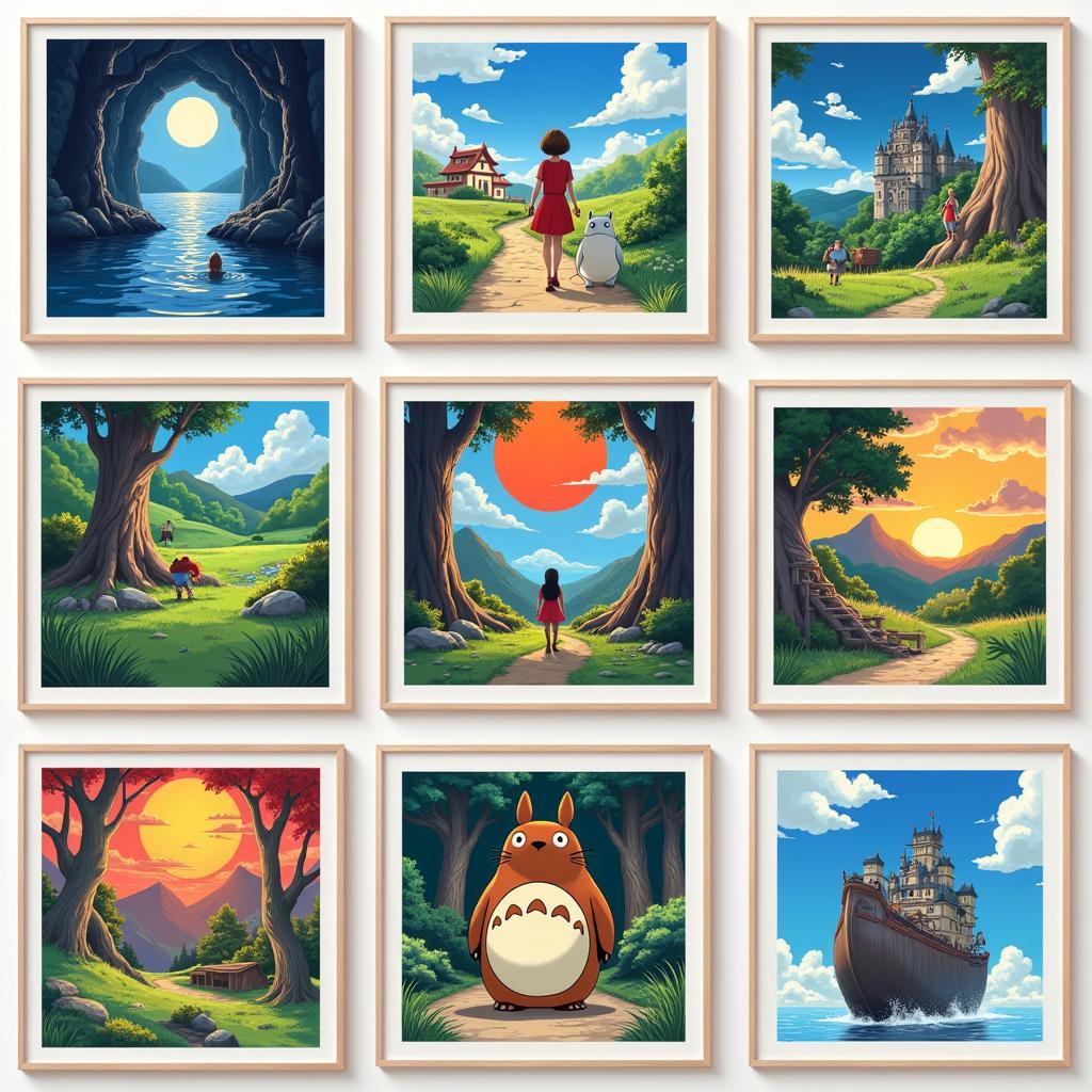 Studio Ghibli Art Prints Collection