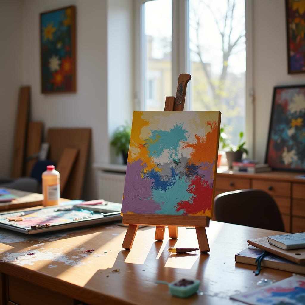 Sử Dụng Small Art Easel Để Sáng Tạo Nghệ Thuật