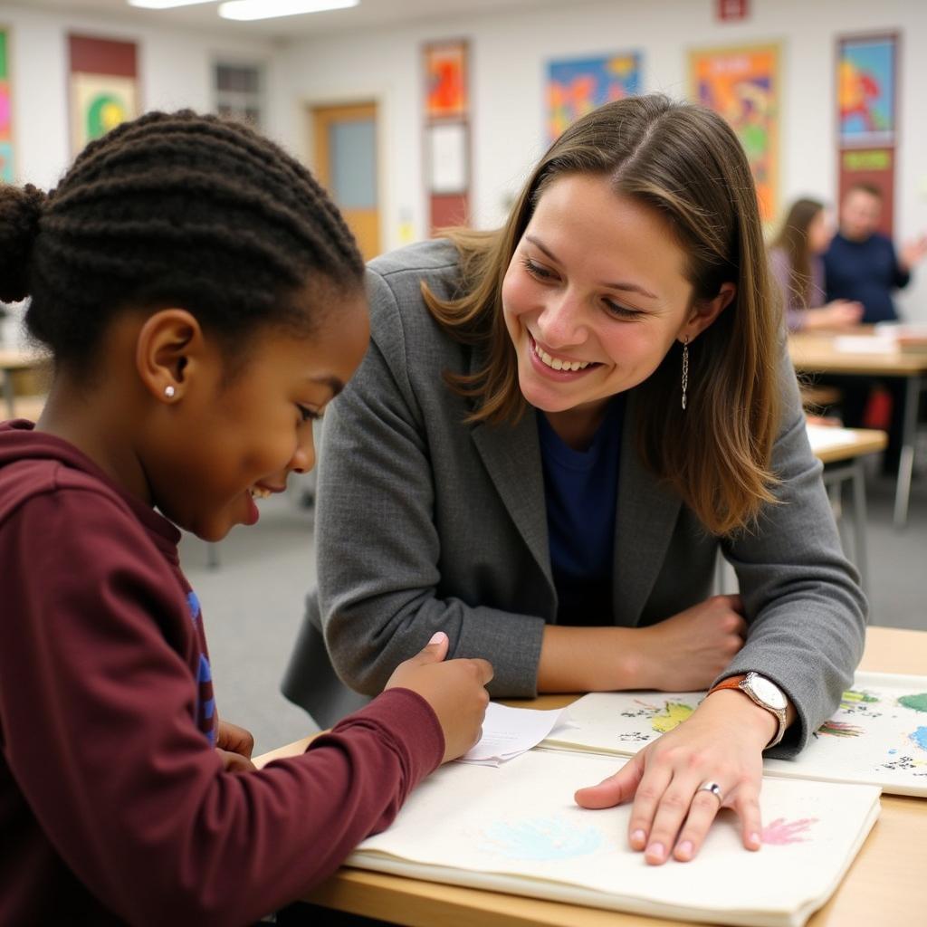 An experienced mentor providing personalized guidance to a student