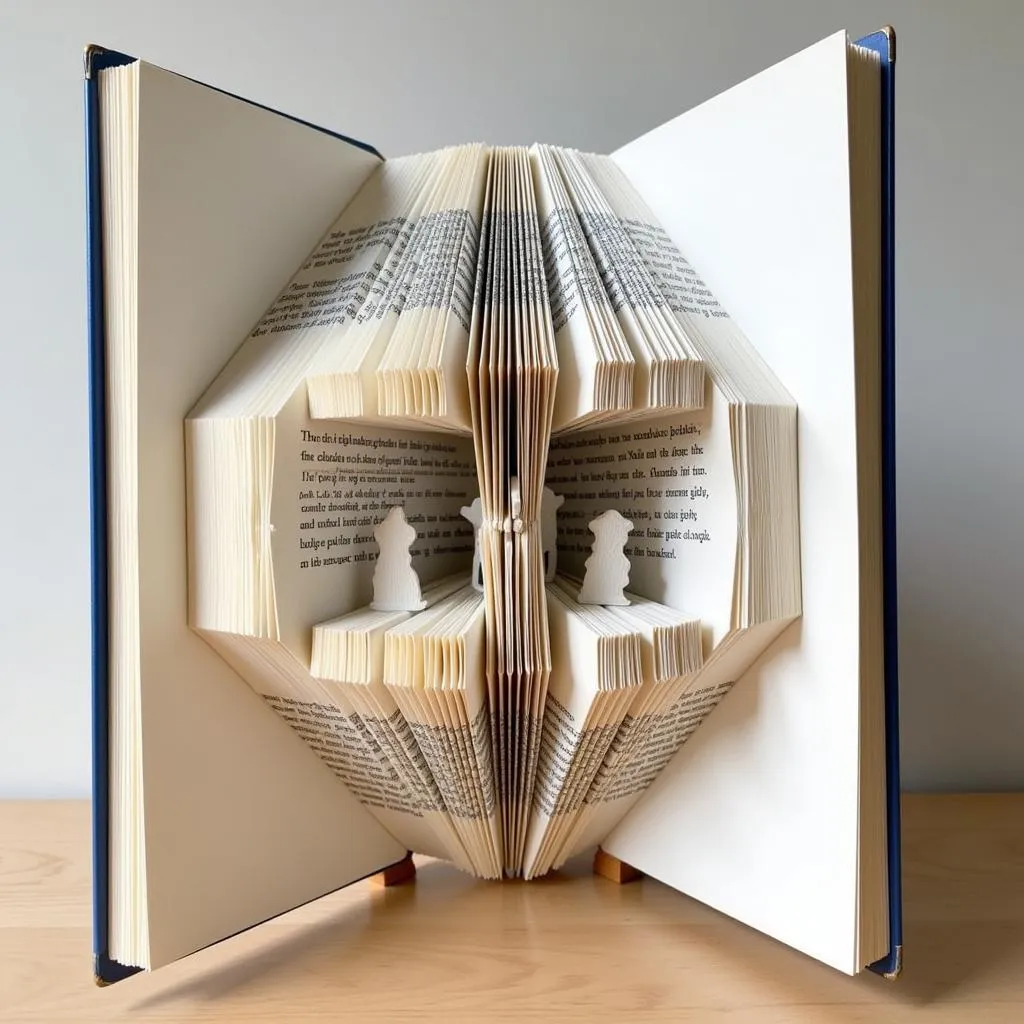 Tác phẩm book art prints độc đáo