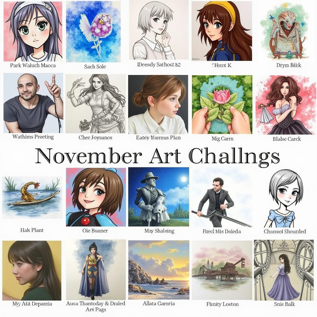 Tác phẩm November Art Challenge