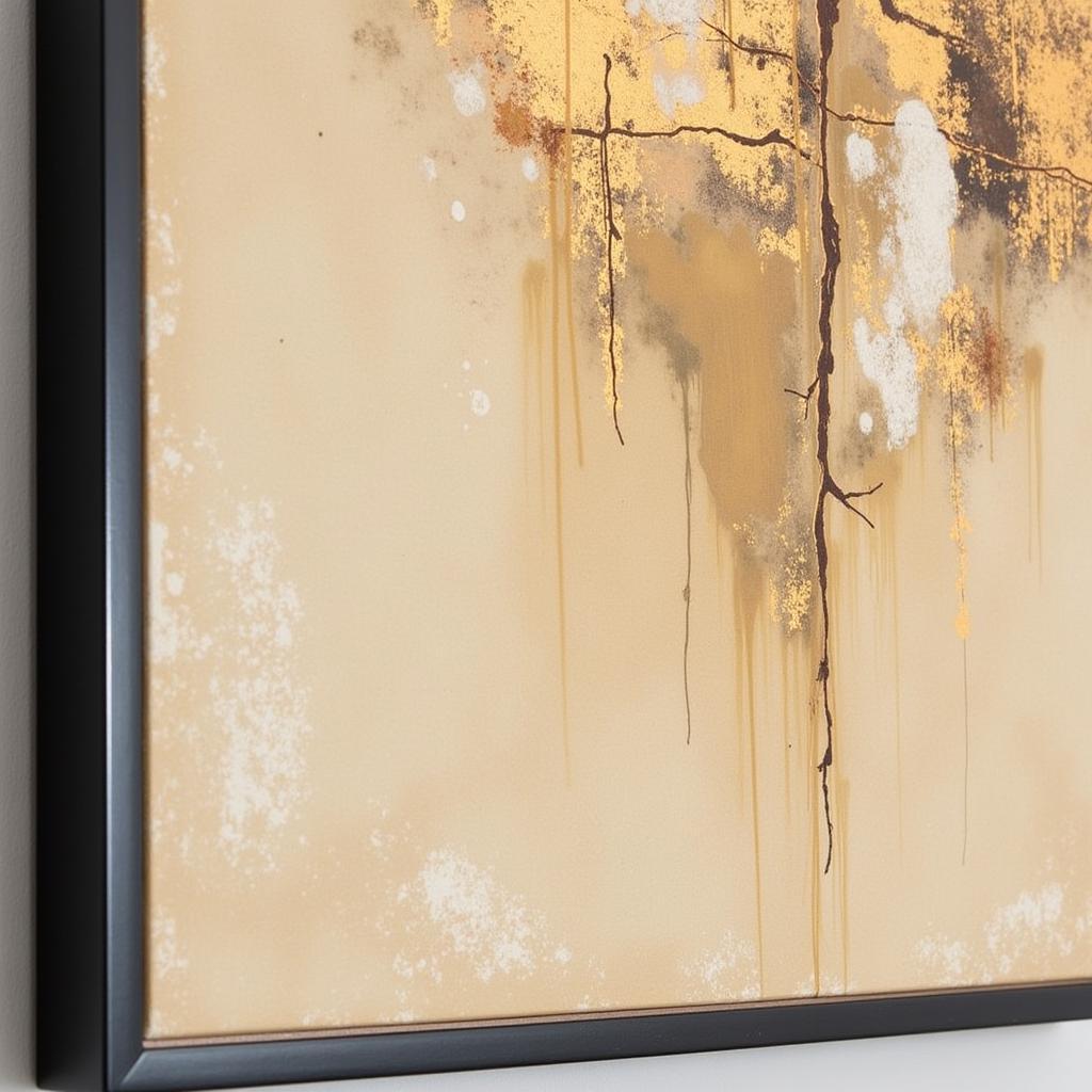 Abstract Tan Wall Art