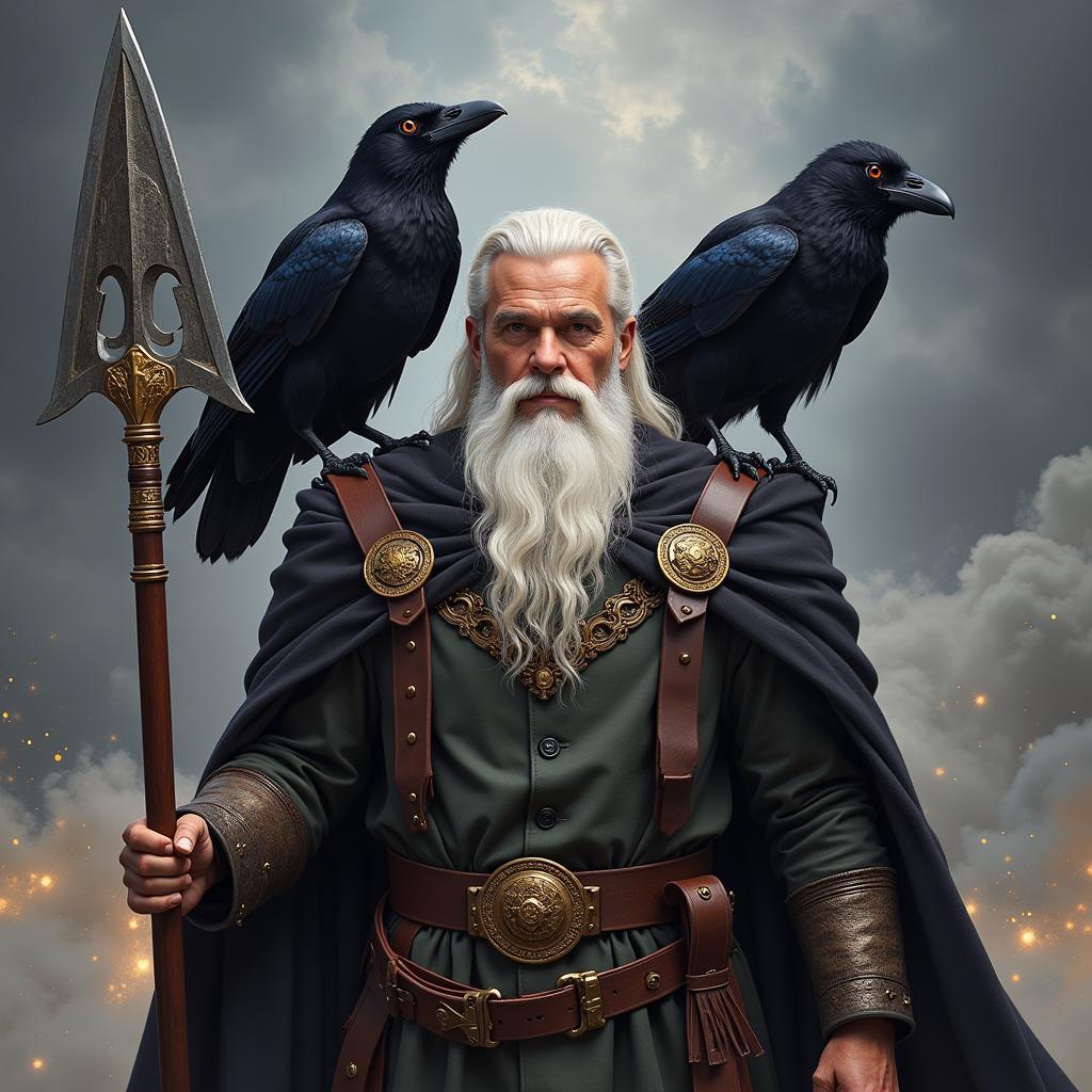 Odin in Norse Mythology Art