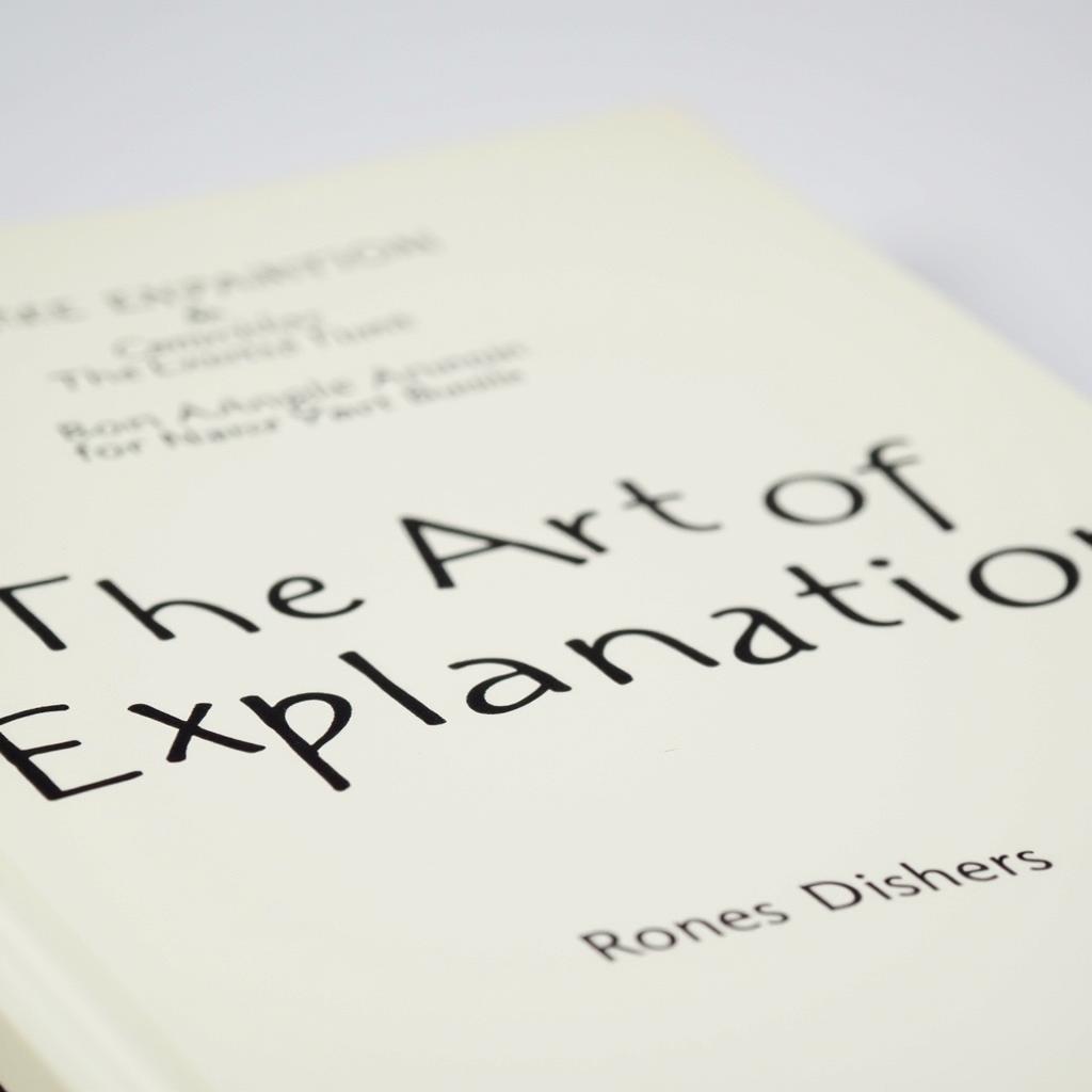 The Art of Explanation book cover