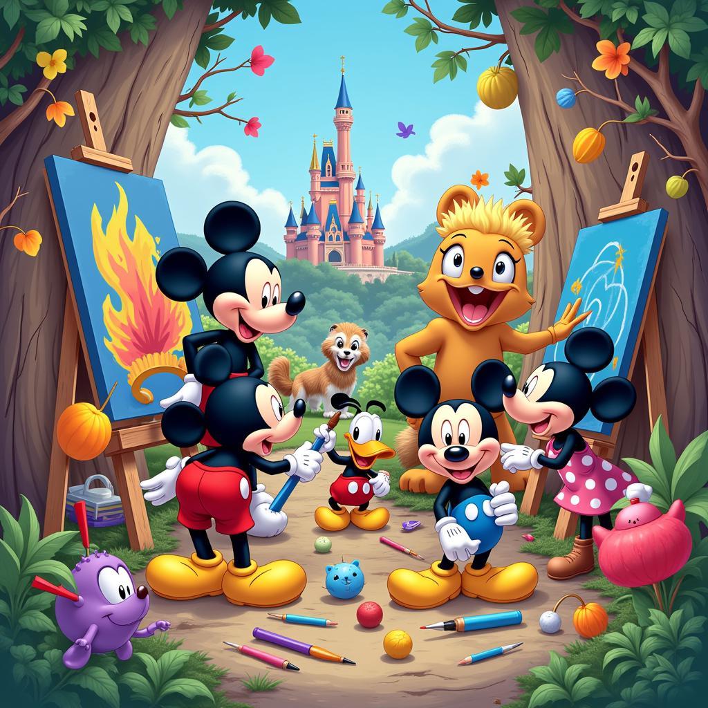 Thế giới nghệ thuật kỳ diệu của Mickey