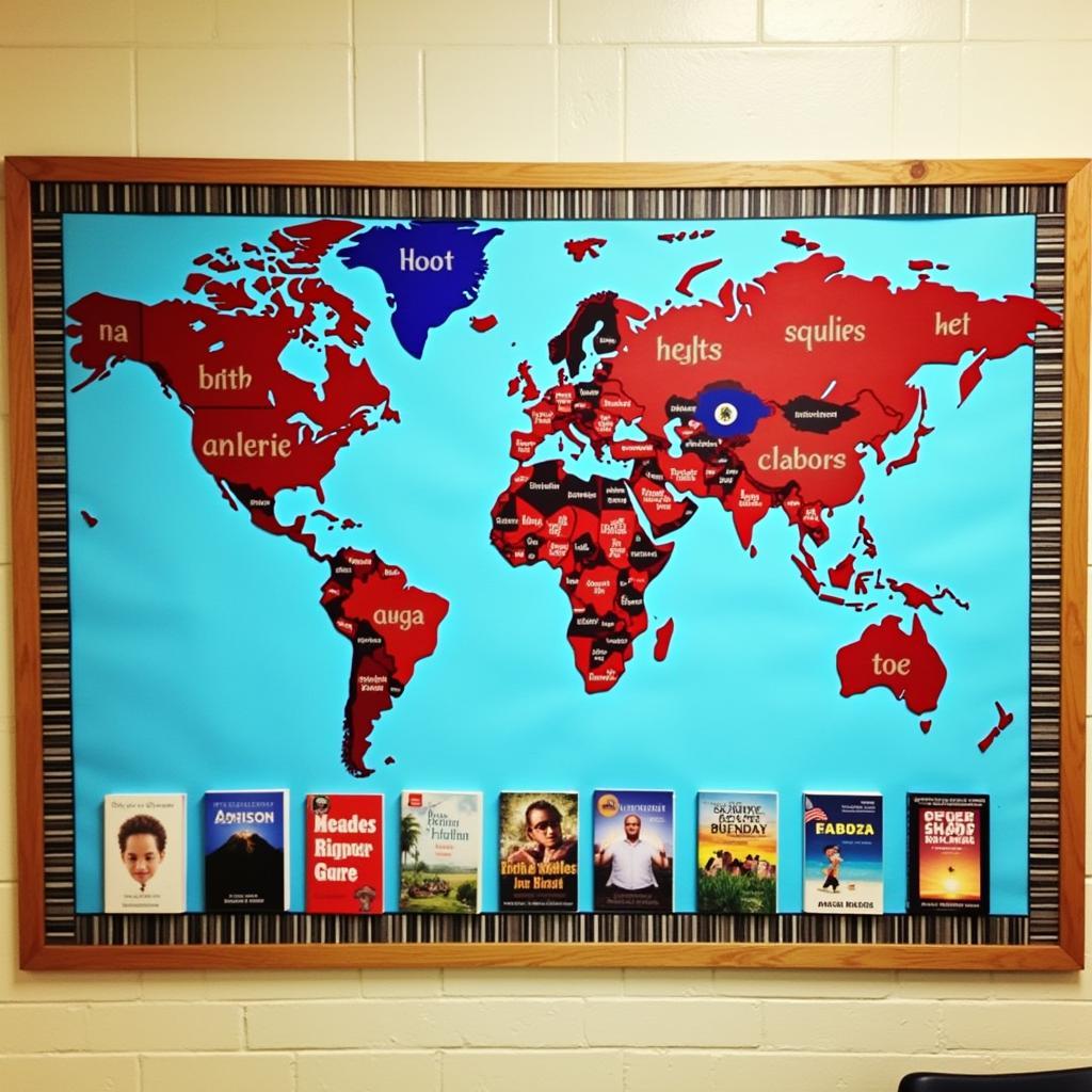 Themed Bulletin Board for Language Arts