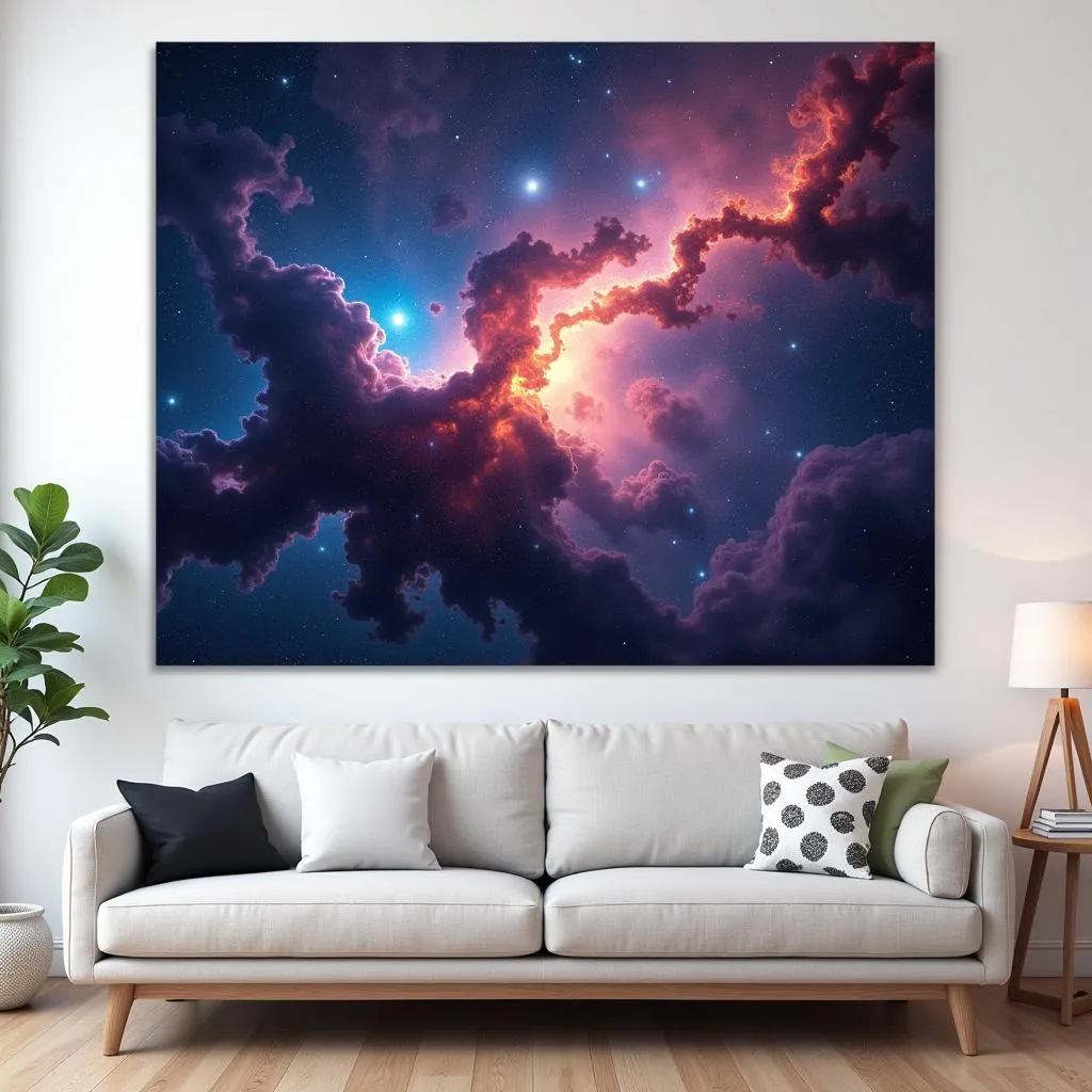 Interstellar wall art for living room