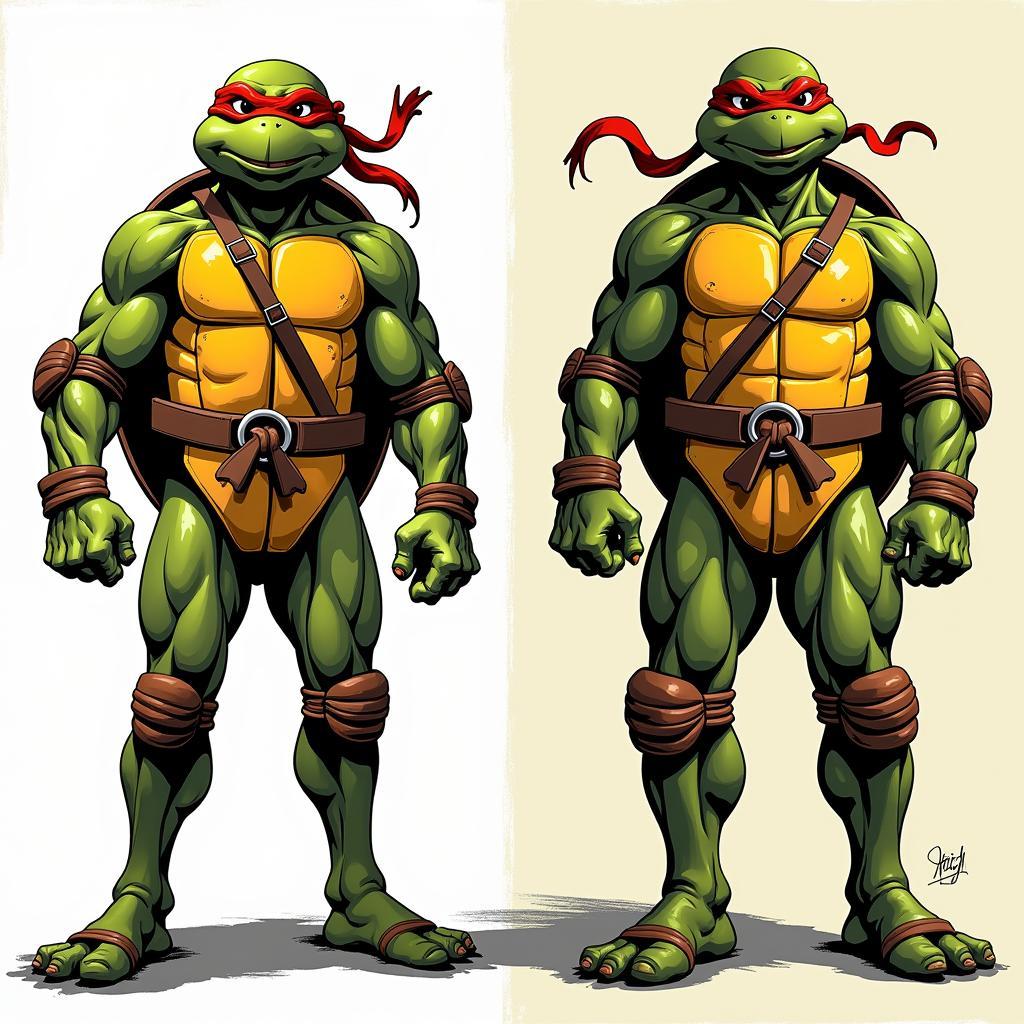 TMNT Character Design Evolution