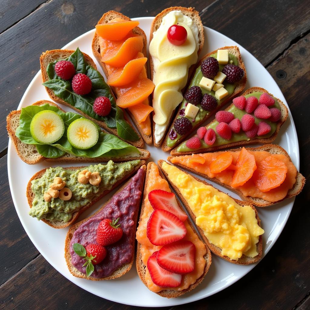 Toast Art Platter for Sharing