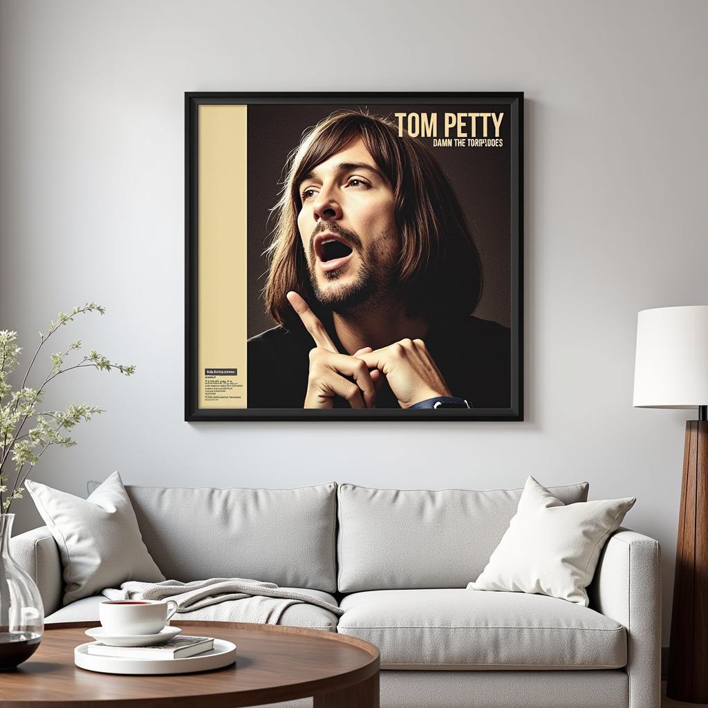 Tom Petty Damn the Torpedoes Album Cover Wall Art